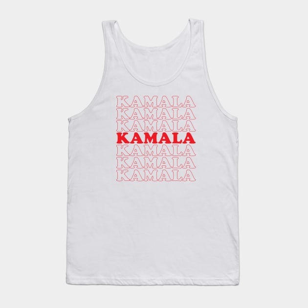 KAMALA Harris Vice President Thank You Bag Tank Top by graphicbombdesigns